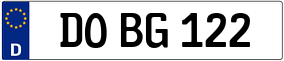 Truck License Plate